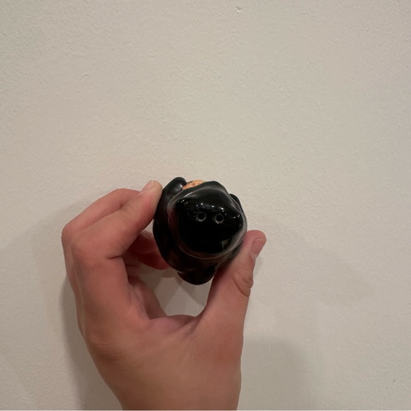 Halloween Hand Painted Black Cat Ghost Pumpkin Salt Pepper Shakers - Picture 8 of 9